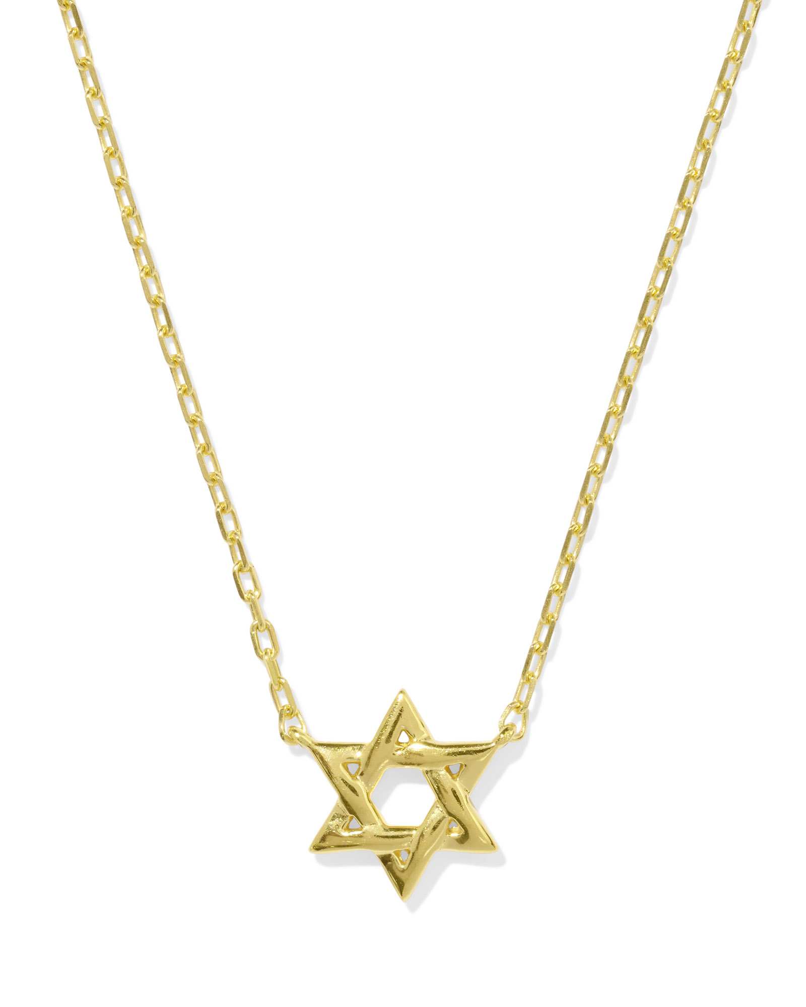 Kendra Scott Star of David Pendant Necklace in 18k Gold Vermeil | Metal